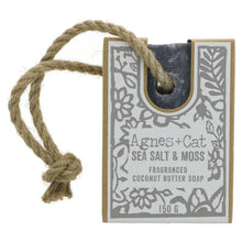 Load image into Gallery viewer, Agnes + Cat Soap On Rope - 1 X 150g
