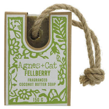 Load image into Gallery viewer, Agnes + Cat Soap On Rope - 1 X 150g
