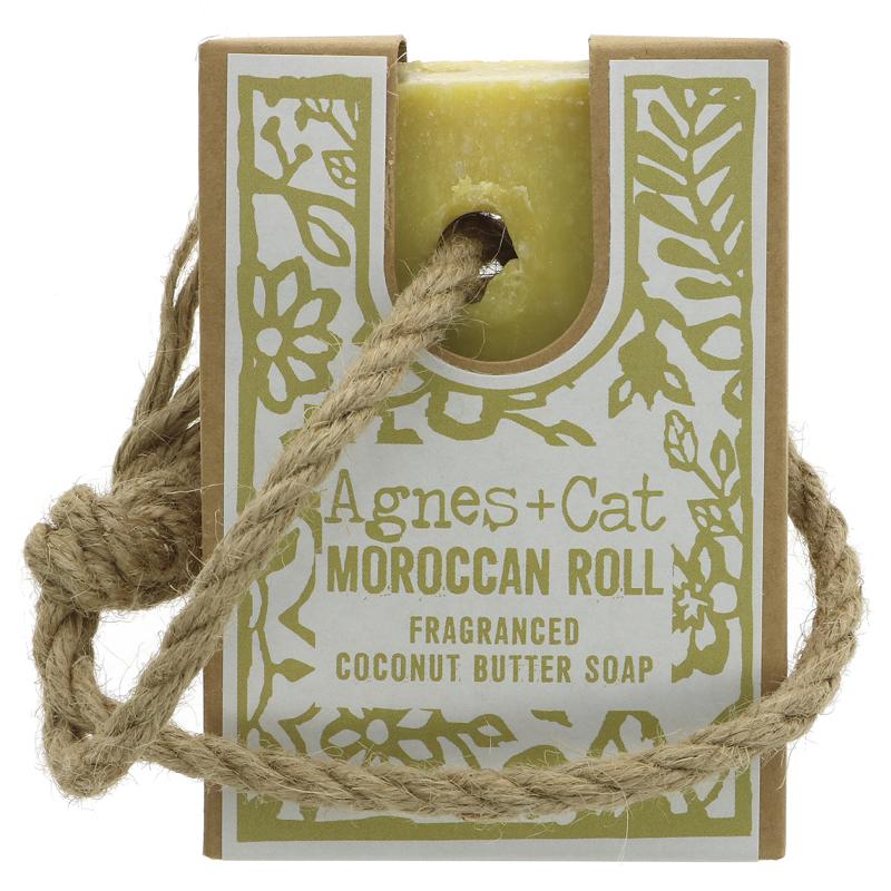 Agnes + Cat Soap On Rope - 1 X 150g